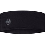 Buff Lightweight Merino Wool Headband Solid Black