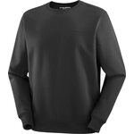 Salomon Logo Crewneck Mens Deep Black