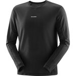 Salomon SHKout Core Long Sleeve Tee Mens Deep Black