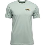 Black Diamond Mountainscape Short Sleeve Tee Mens Agave