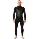Rip Curl Dawn Patrol 5/3 Chest Zip Wetsuit Mens Black