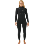 Rip Curl E-Bomb 3/2 Chest Zip Wetsuit Steamer Womens Black