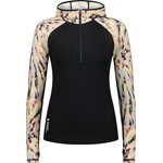 Mons Royale Bella Merino Air-Con Hood Womens Rad Things/Black