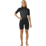 Rip Curl Freelite 1.5mm Short Sleeve Springsuit Womens Black