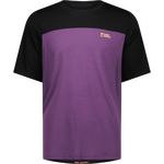 Mons Royale Diversion Merino Bike Jersey Short Sleeve Mens Boysenberry/Black