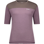 Mons Royale Diversion Merino Bike Jersey Short Sleeve Womens Mauve/Iron