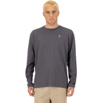 Mons Royale Yonder Merino Organic Cotton LS Mens Vintage Black