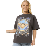 Rip Curl Luna Heritage Tee Womens Washed Black