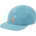 Cotopaxi Llama Stripes 5 Panel Hat Blue Spruce