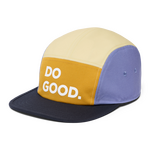 Cotopaxi Do Good 5 Panel Hat Amber and Carbon