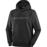 Salomon Big Logo Hoodie Mens Deep Black