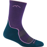 Darn Tough Light Hiker Micro Crew Lightweight Hiking Sock Womens Grape
