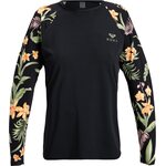 Roxy Long Sleeves UPF 50 Surf T-Shirt Womens Anthracite Island Escape