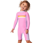 Rip Curl Rainbow Tide Springsuit Kids Bright Pink
