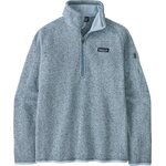 Patagonia Better Sweater 1/4 Zip Womens Fleck Blue