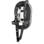 Mares High Volume Single Backmount Set Black/Silver