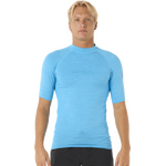 Rip Curl Dawn Patrol UPF Perf Short Sleeve Mens Blue Paint