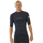 Rip Curl Dawn Patrol UPF Perf Short Sleeve Mens Navy Marle
