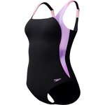 Speedo Shaping LunaLustre Printed 1-Piece Neon Violet