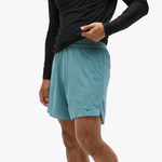Hoka Glide 7" Short 2-in-1 Mens Mountain Fog