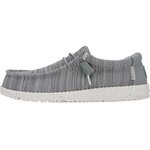 HeyDude Wally Stretch Sox Mens Grey