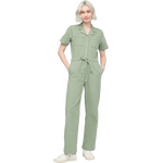 Duer Stretch Canvas Girlfriend Jumpsuit Womens Light Pine