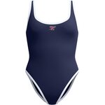 Speedo Solid Bound Scoop 1-Piece Peacoat
