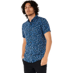 Rip Curl Fun Times Short Sleeve Shirt Mens Washed Navy