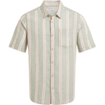 Craghoppers Argino Short Sleeved Shirt Mens Lichen Green Stripe