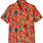 Patagonia Tidal Threads Camp Shirt Mens Wrasse: Pollinator Orange