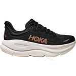 Hoka Bondi 9 Womens Black / Rose Gold