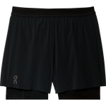 On 5" Performance 2/1 Shorts Mens Black