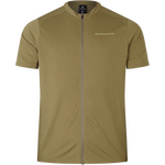 Endura Loop S/S Zipped Jersey Mens Tweed Green