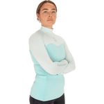 Fourth Element Hydro-T Classic Long Sleeve Rash Vest Womens Aqua/Surf Spray