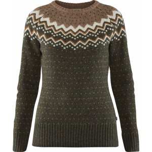 Fjällräven Övik Knit Sweater Womens, Deep Forest (662), S