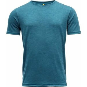 Devold Eika Man Tee, Blue Melange, S