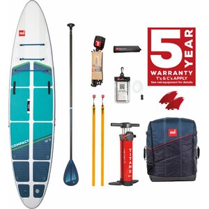 Red Paddle Co Compact Voyager 12' pakend, Blue / White