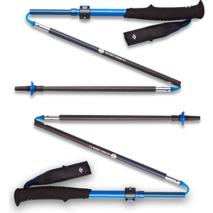 Black Diamond Distance Carbon FLZ Poles Unisex (2024), Ultra Blue, 95-110 cm