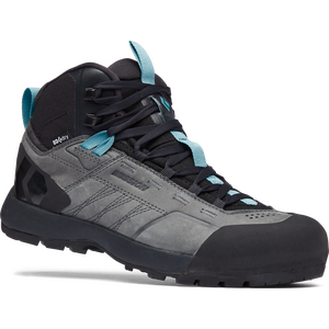 Black Diamond Mission Leather Mid WP Womens, Steel Grey / Coastal Blue, EUR 40 (US 9)