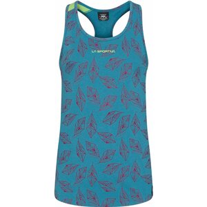 La Sportiva Leaf Tank Womens, Topaz/Red Plum, S