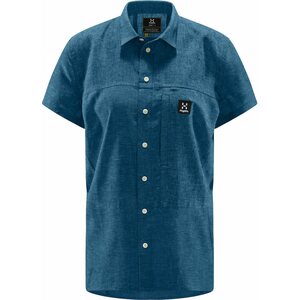 Haglöfs Dal SS Shirt Womens, Dark Ocean/Tarn Blue, S