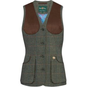 Alan Paine Combrook Ladies Shooting Waistcoat, Spruce, UK 12