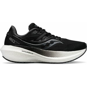 Saucony Triumph 20 Mens, Black/White, EUR 42.5 (US 9)