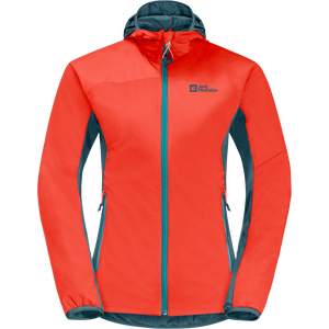 Jack Wolfskin Alpspitze Insulated Hoody Womens, Grenadine, XS