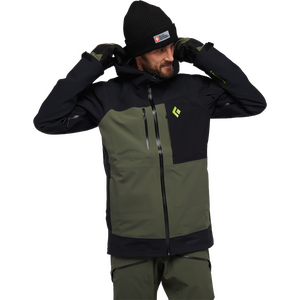 Black Diamond Recon Stretch Pro Shell Mens, Black Tundra, S
