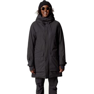 Houdini Fall in Parka Womens, True Black, S