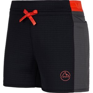 La Sportiva Technique Short Womens, Black / Cherry Tomato, L