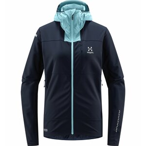 Haglöfs L.I.M Hybrid Softshell Jacket Womens, Tarn Blue / Frost Blue, S