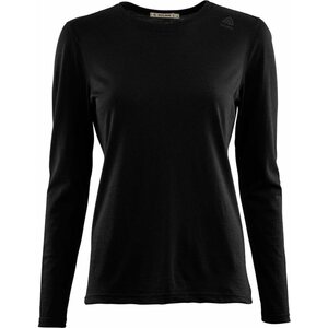 Aclima LightWool Undershirt Long Womens, Black, L