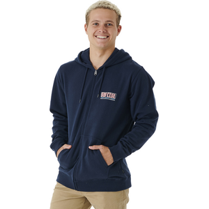 Rip Curl Soul Arch Zip Through Mens, Navy, XL
